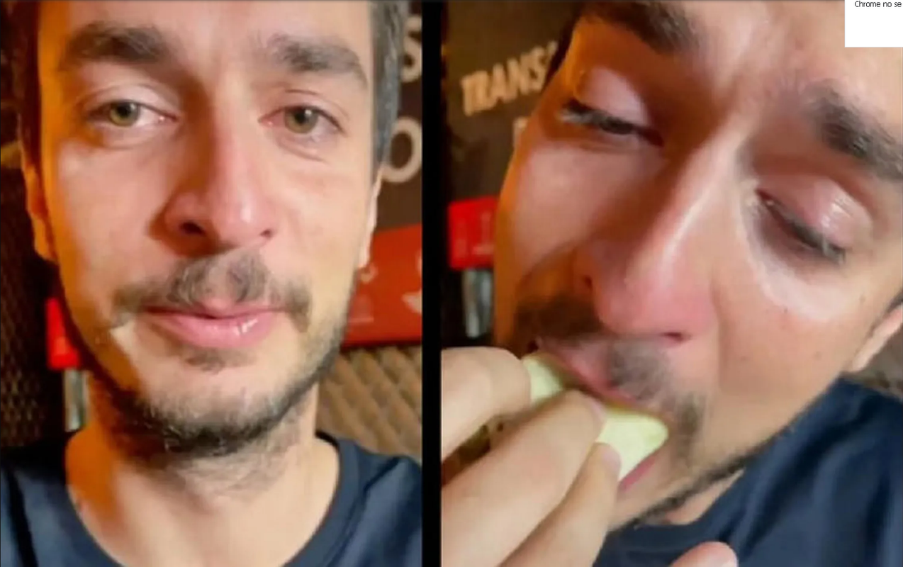 Alemán se hace viral por comer tacos en México y llorar de alegría: video