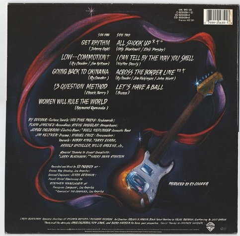 Ry Cooder - Get Rhythm (1987) [Vinyl Rip 24/192] lossless+MP3