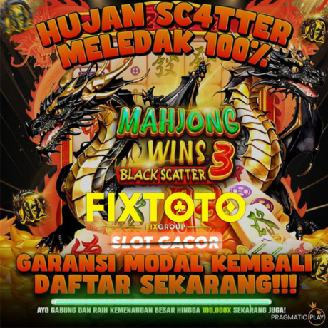 Fixtoto situs slot gacor hari ini