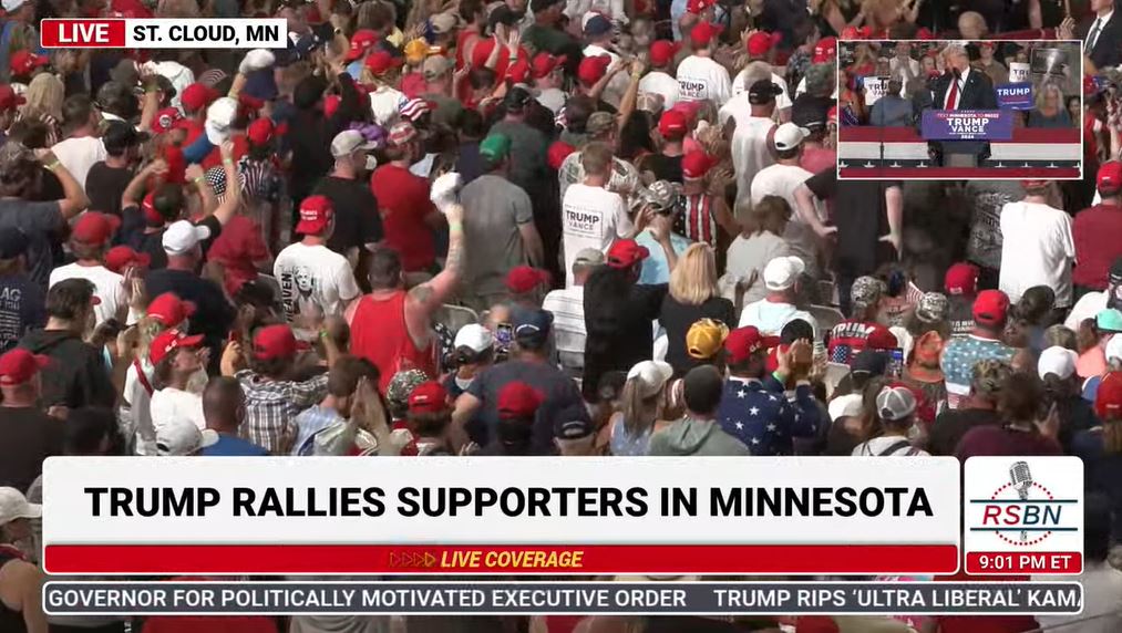 LIVE: President Trump and JD Vance Hold a Rally in St. Cloud, Minnesota ...