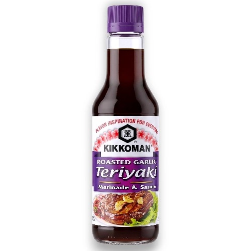 Kikkoman Roasted Garlic Teriyaki Marinade Y Sauce 10 Oz