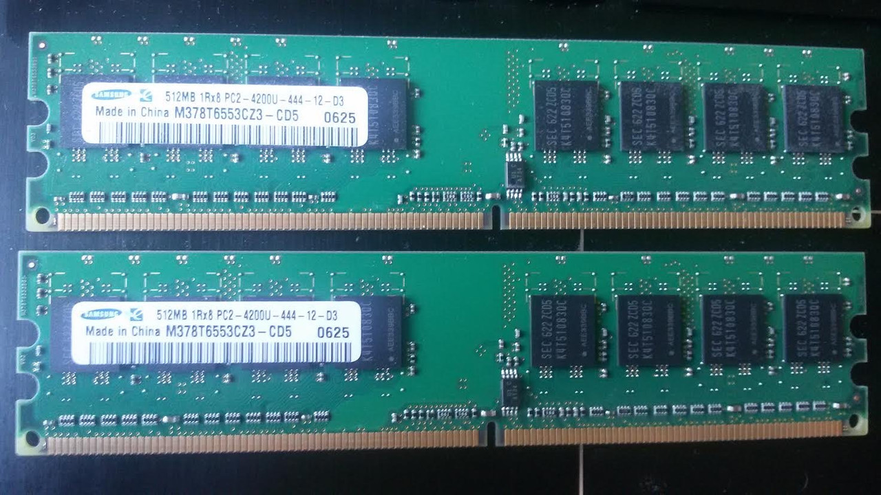 Samsung 512MB 1Rx8 PC2 4200U 444 12 D3