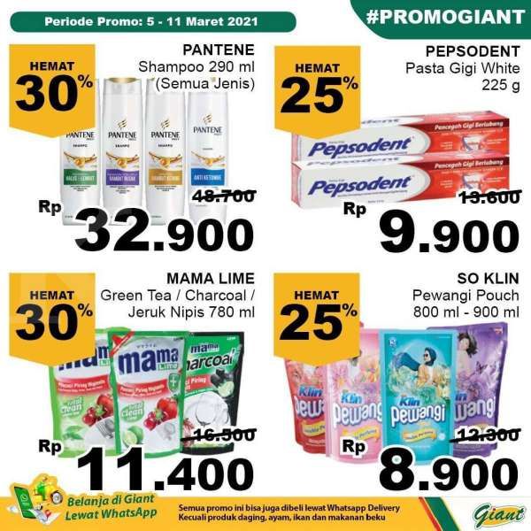 Katalog Promo Giant 5-11 Maret 2021 
