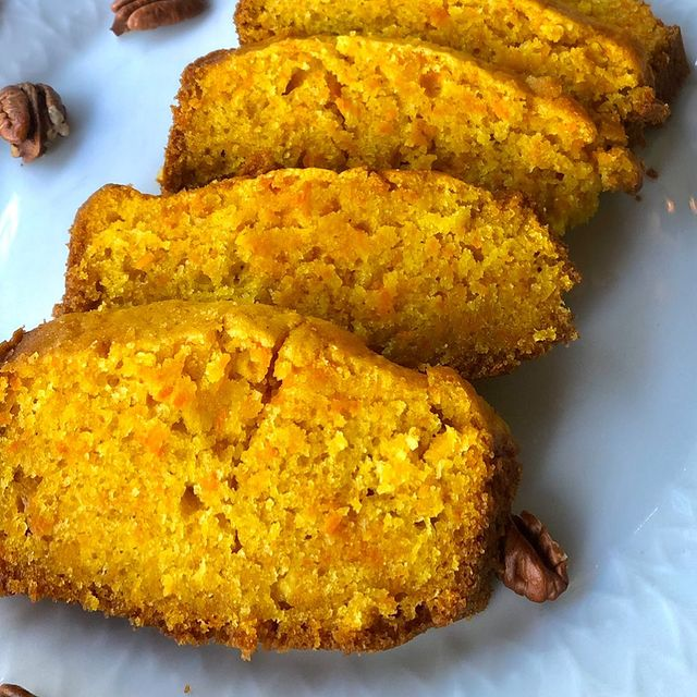 Budín de zanahorias con nueces