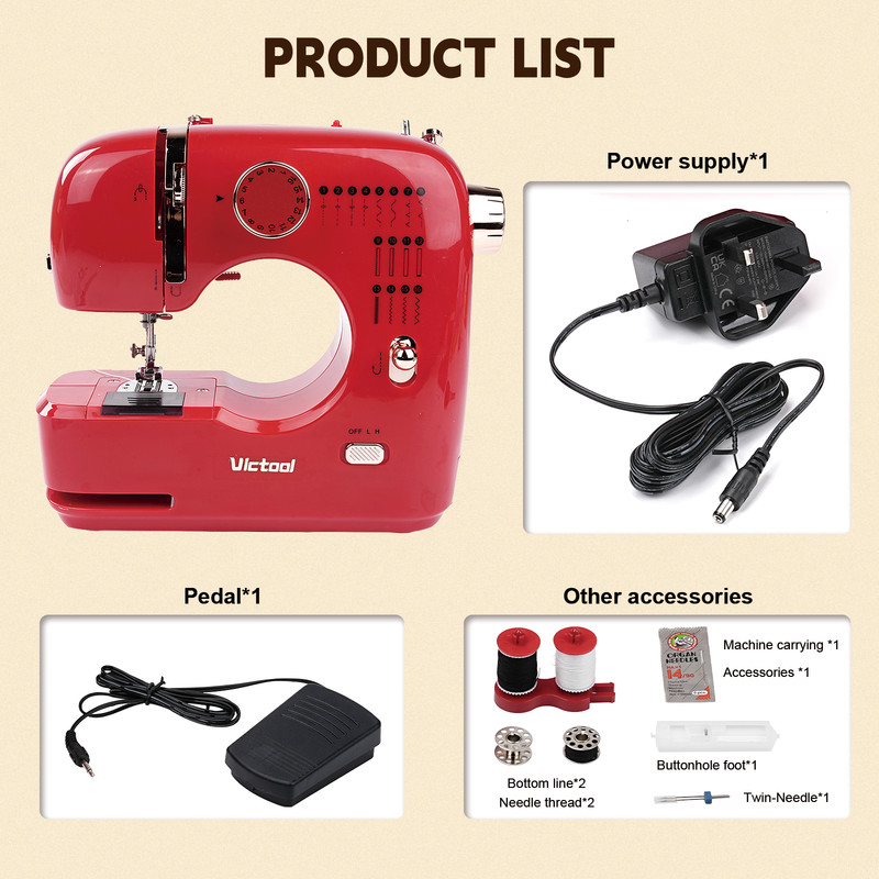 VICTOOL Sewing Machine Detail and Use Cases