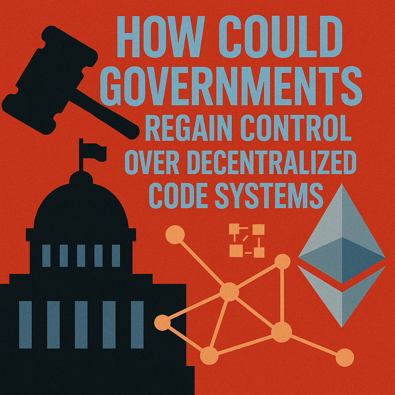 How could governments regain control over decentralized code systems