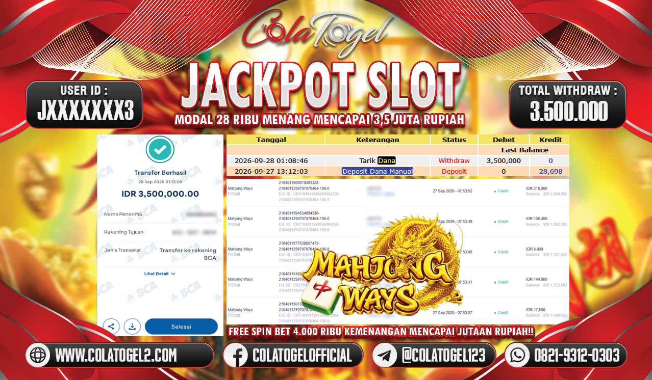 JACKPOT SLOT GACORR !!!