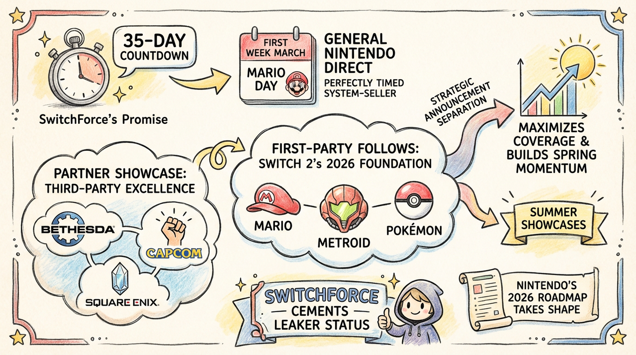 Nintendo Switch gaming console with controller setup