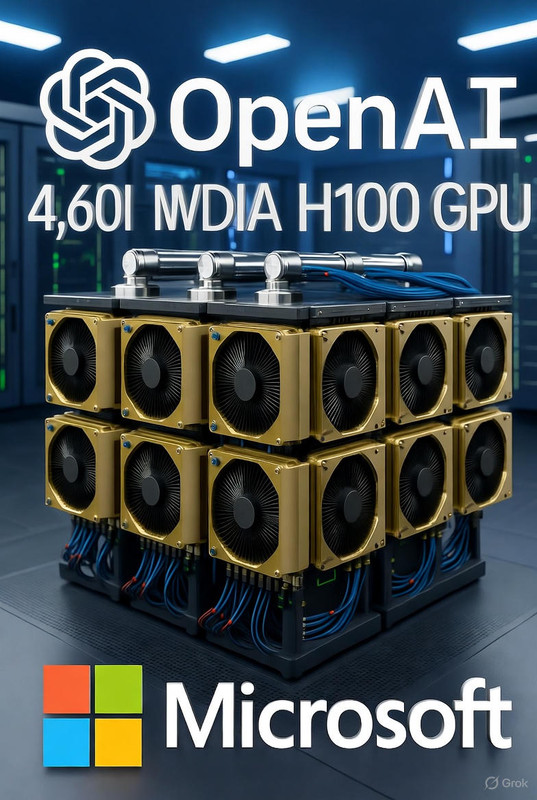 4.600 GPUs em Fúria: O Monstro de Silício que Vai Turbinar o Próximo GPT e Deixar os Concorrentes Comendo Poeira
