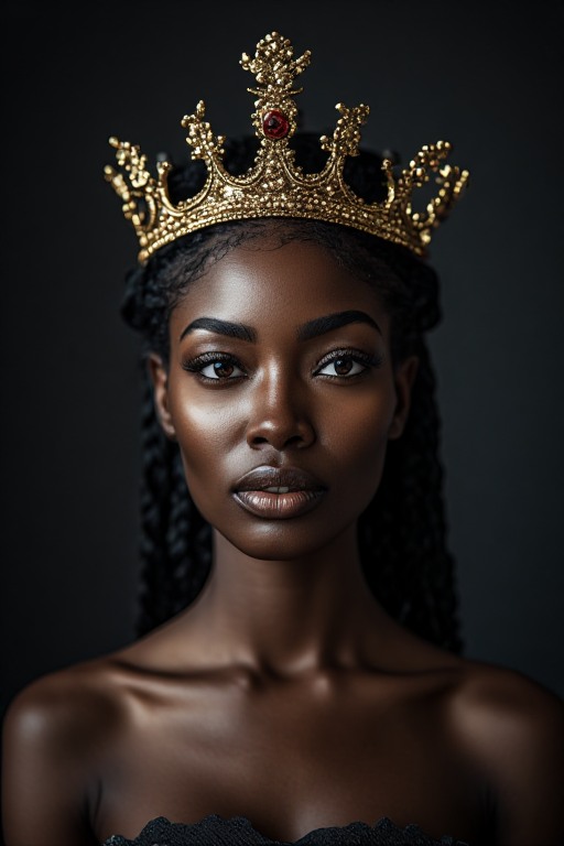 Naked-ebony-Queen-crown-stands-(10)