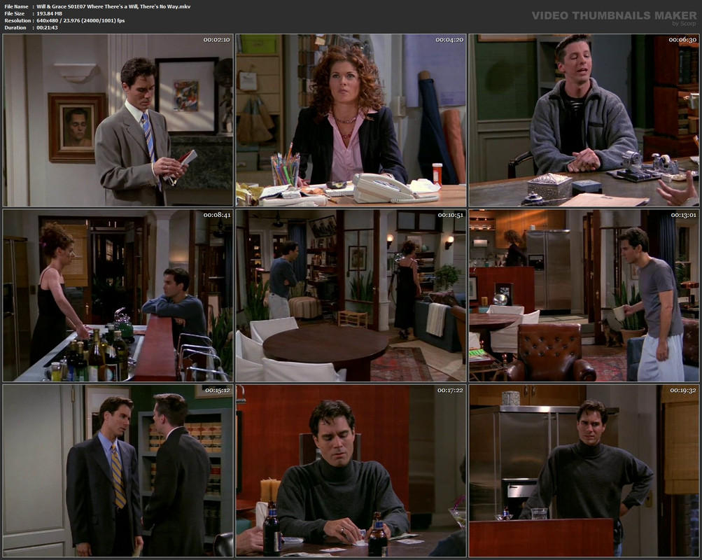 Will & Grace S01E07 Where There's a Will, There's No Way.mkv