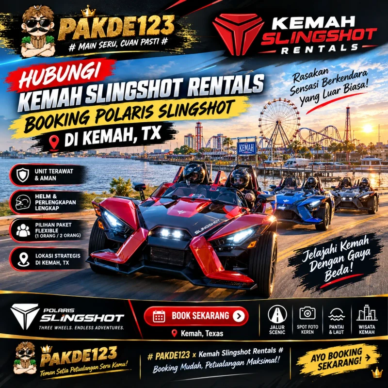 Pakde123 # Hubungi Kemah Slingshot Rentals - Booking Polaris Slingshot di Kemah, TX