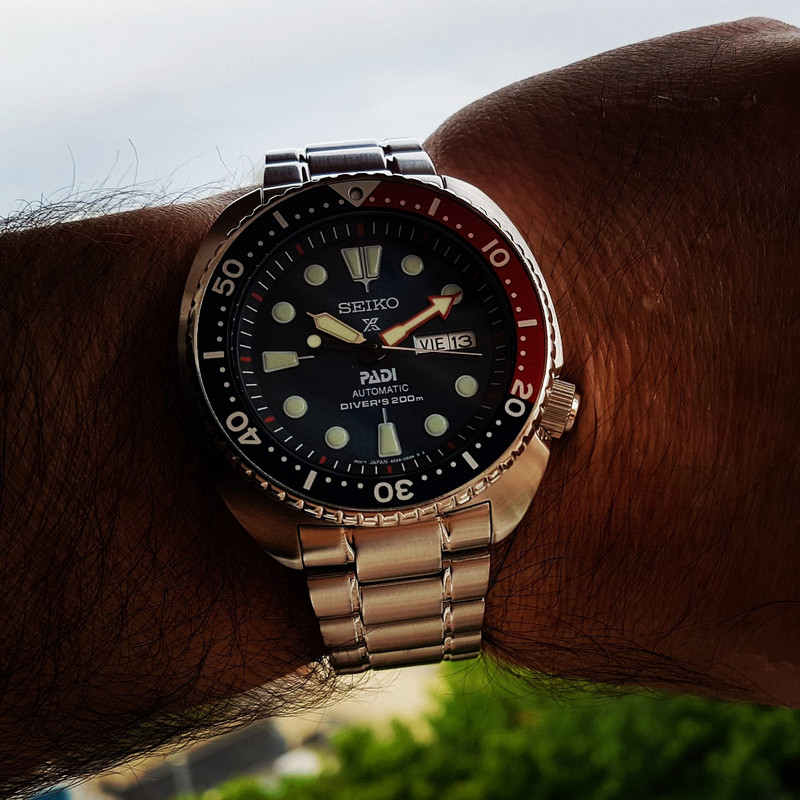 Seiko Prospex SRPA21 'Turtle' PADI Cal. 4R36 Auto 200M  (1)
