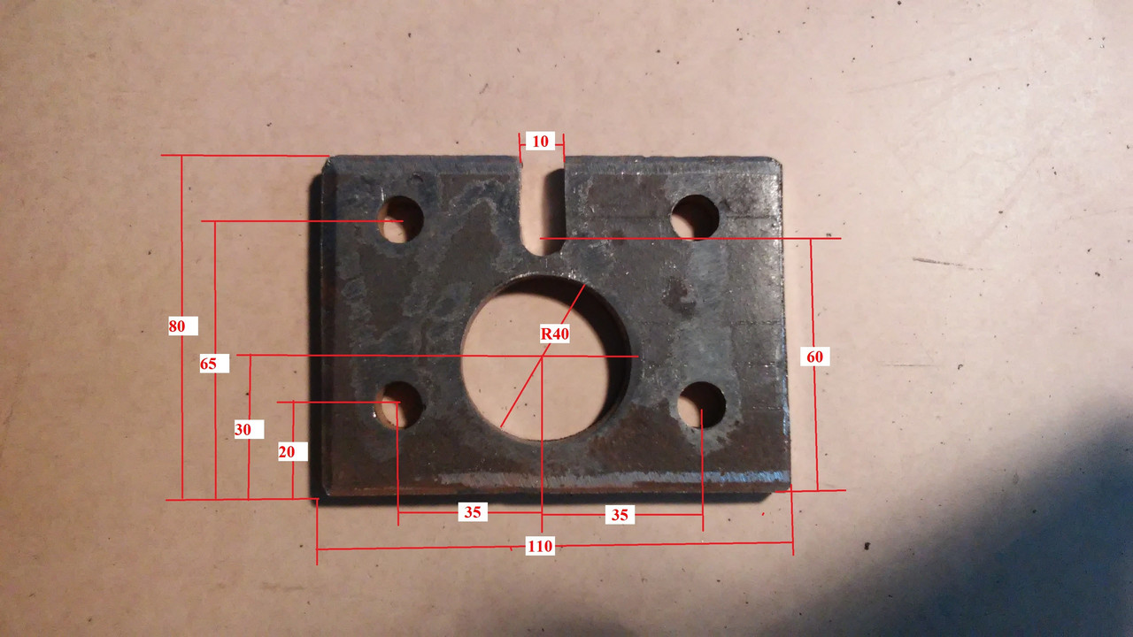 24 Основание амбразуры для нагана