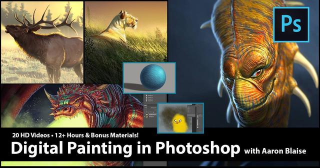 Digital Painting in Photoshop with Aaron Blaise Digital Painting in Photoshop with Aaron Blaise