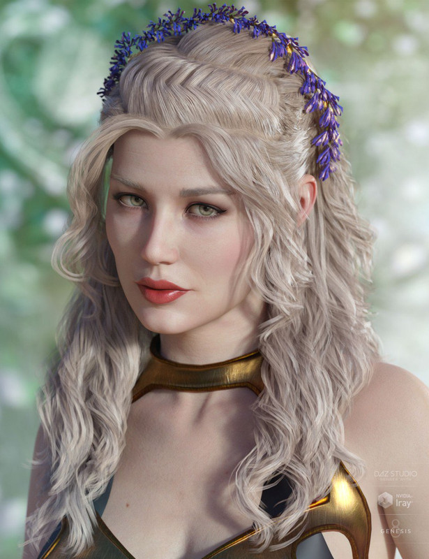 Valeria Hair for Genesis 3 & 8 Female(s)