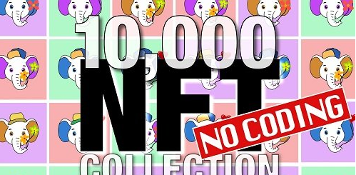 Create a 10, 000 NFT Collection: NO Coding