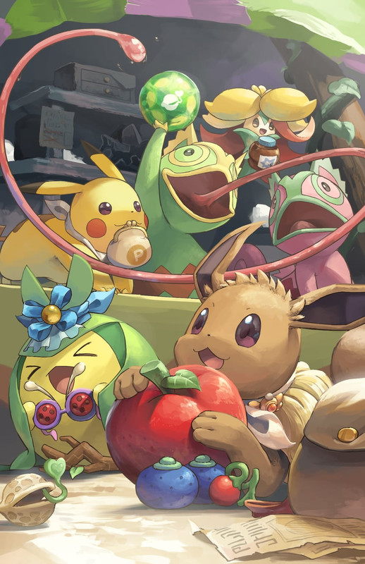 pikachu-eevee-swadloon-kecleon-gossifleu