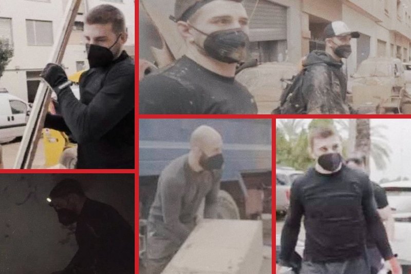 Топурия и Кутателадзе помагат на хората след наводненията във Валенсия