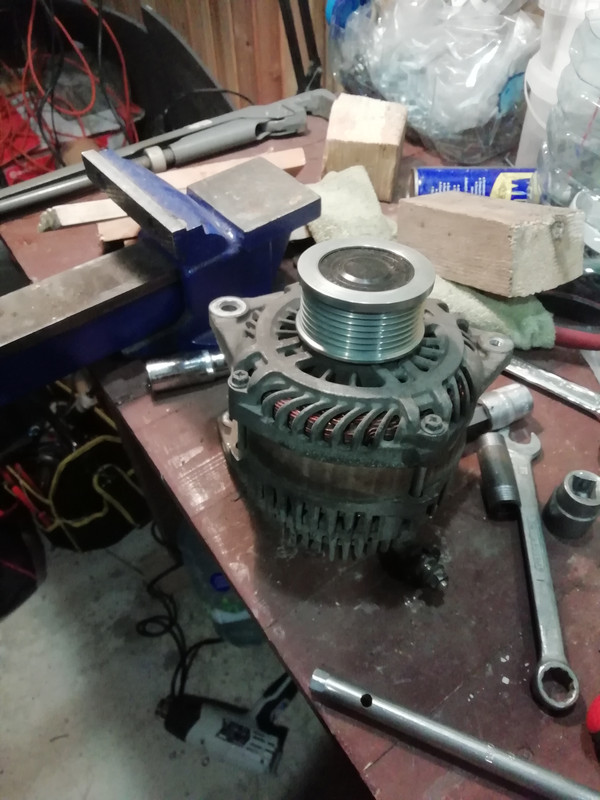 Alternator fitting (engine) для Nissan Navara D40, 2 поколение, рестайлинг 04.20
