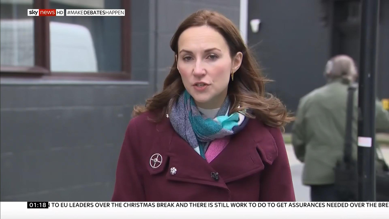 01 January - 01.00.00 - Sky News. News reports on the big storie