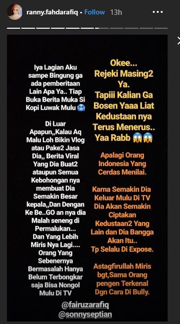 Story Ranny Fahda A Rafiq