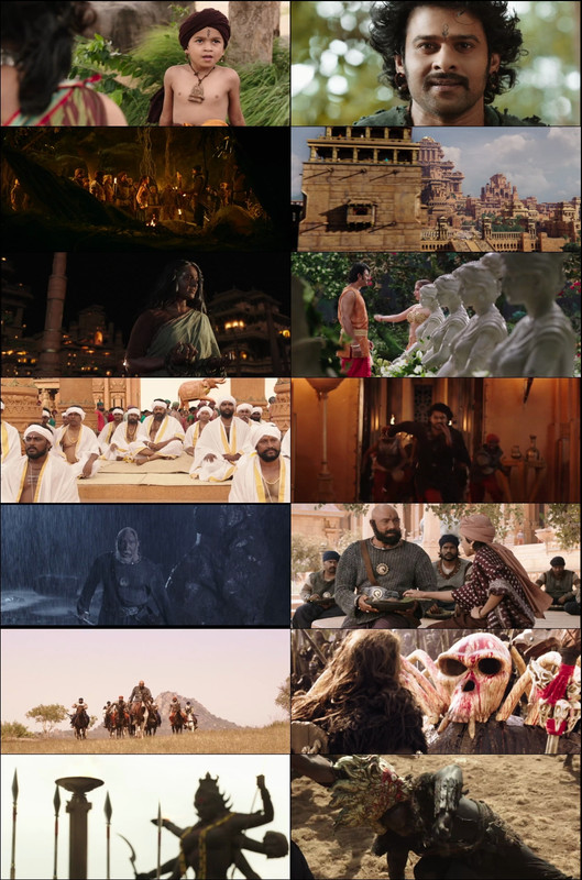 Bāhubali: The Beginning (2015) 1080p | 720p | 480p BluRay [Hindi (हिन्दी)] DD5.1 ESub