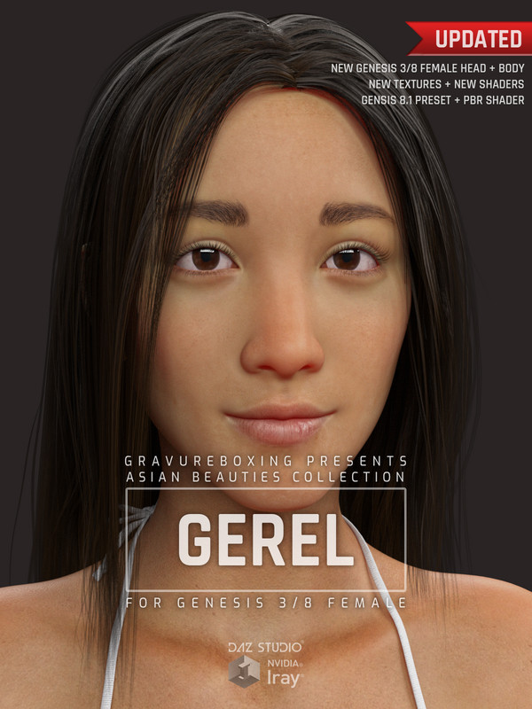 Gerel G3G8F for Genesis 3 and 8 Female Gerel G3G8F for Genesis 3 and 8 Female