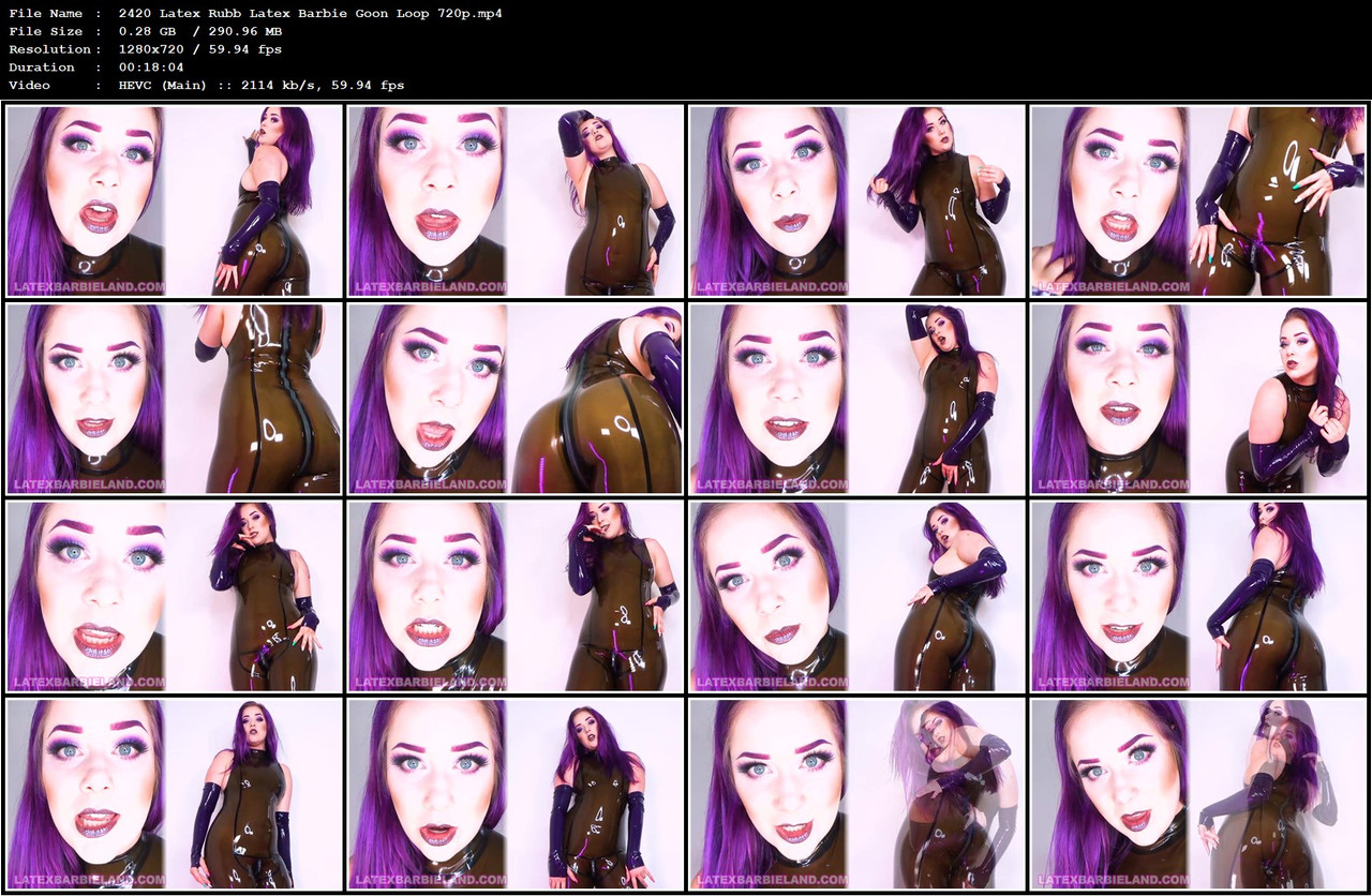 2420 Latex Rubb Latex Barbie Goon Loop 720p mp4
