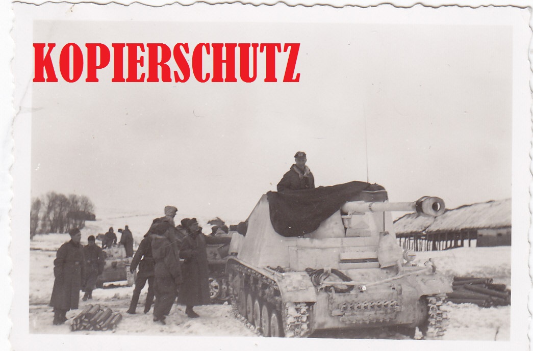 Panzerjäger Marder II SFL Wintertarnung weiß gek