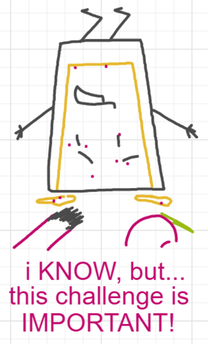 A panel from You're In Danger, Boy, episode seven of the Board Boards object show by Furretwalk/WalkingFurret.