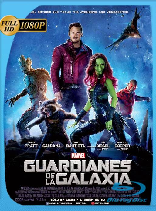 Guardianes de la galaxia (2014) BRrip [1080p] [Latino] [GoogleDrive] [RangerRojo]