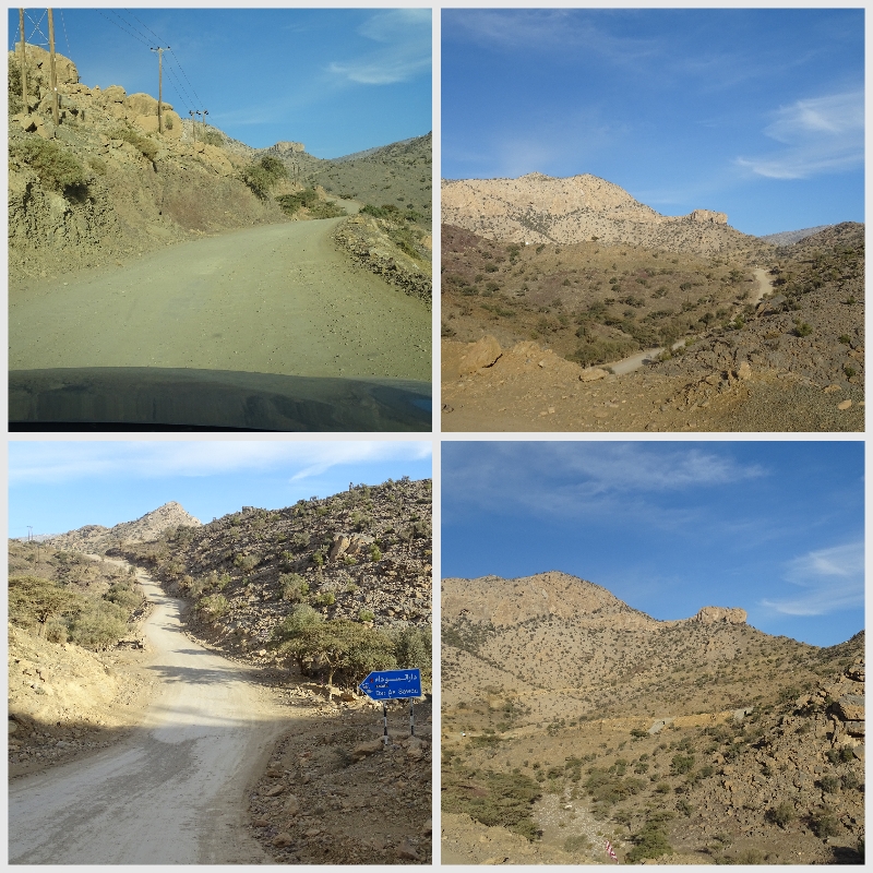 Collage Fahrt Jebel Shams