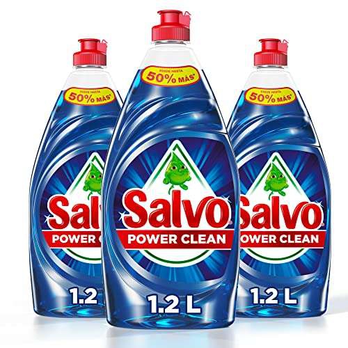 Amazon: SALVO Lavatrastes Líquido Power Clean