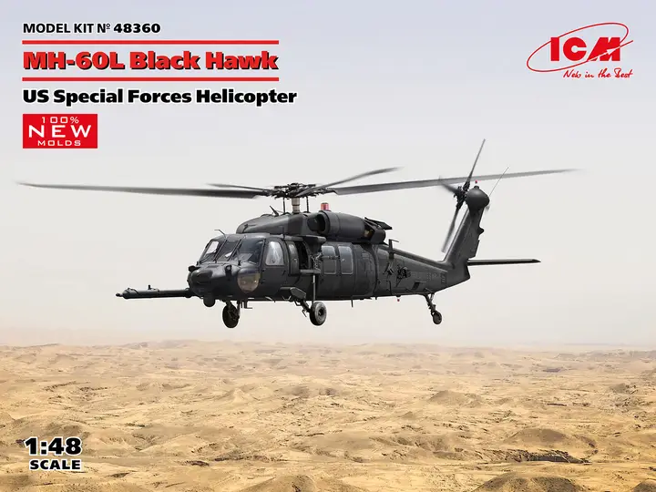 1/48 - Sikorsky UH-60/MH-60 Black Hawk by ICM - 2024 - The