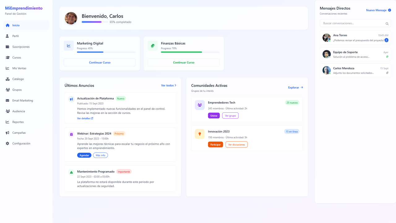 Dashboard VetSoft