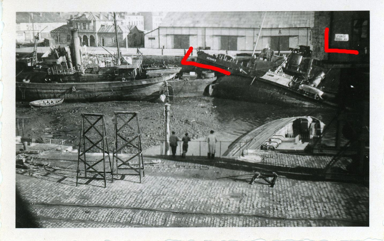 Frankreich France Schiff Kämpfe Hermes Foto