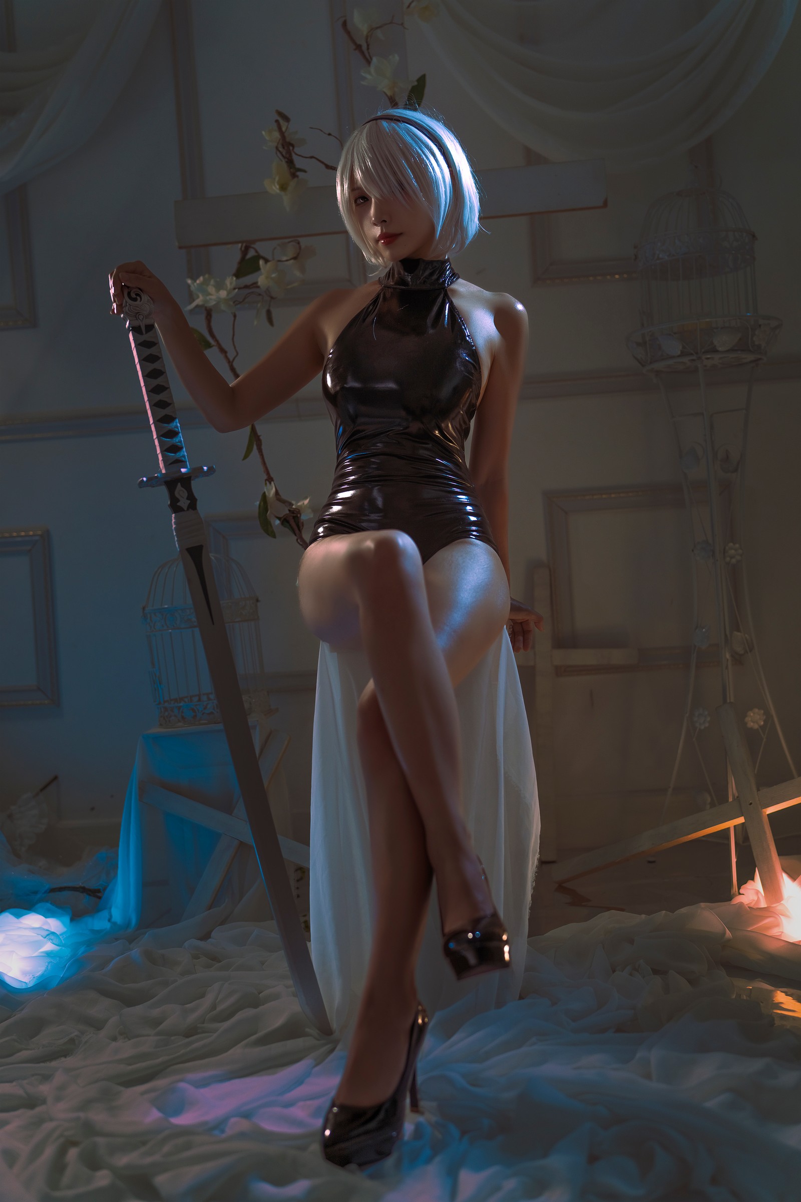 Neko-薇薇 泳衣 Cosplay 写真｜清新夏日风高清图集（35P｜113MB）插图4