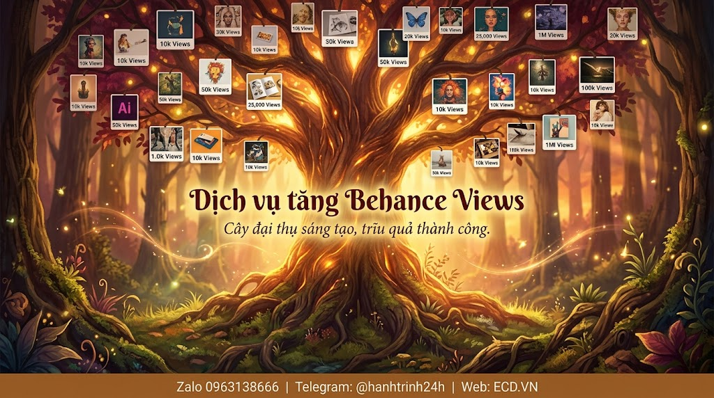 dịch vụ tăng behance views pro tăng engagement