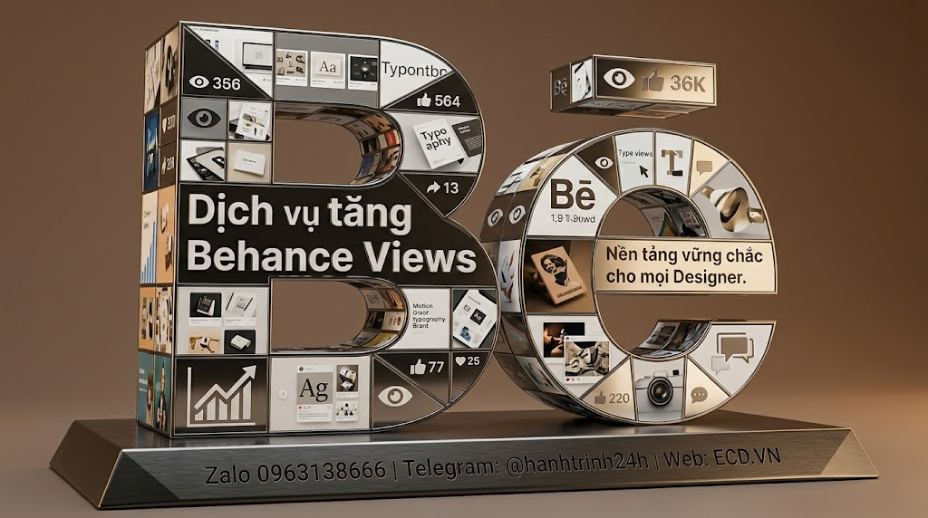 dịch vụ tăng behance views rẻ tăng engagement