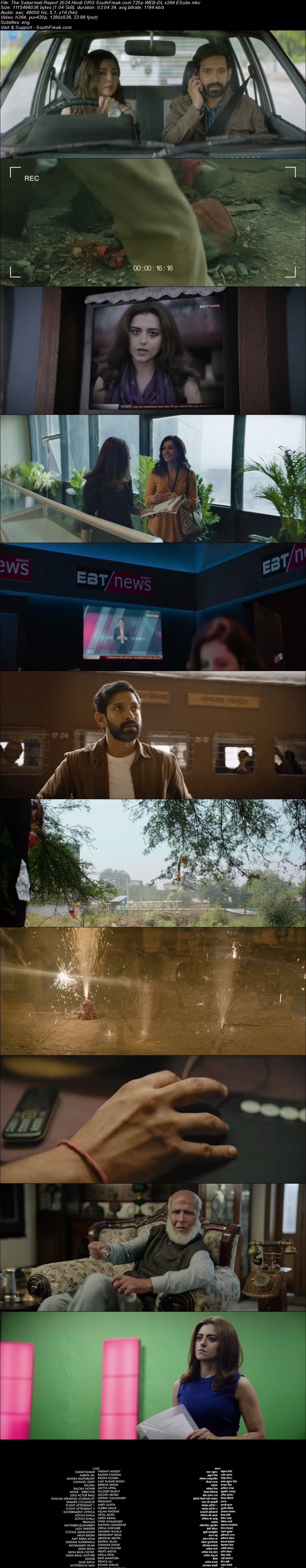 The Sabarmati Report 2024 Hindi ORG South Freak com 720p WEB DL x264 ESubs - hdhubflix, hubflix, hdmovieshub, allmovieshub