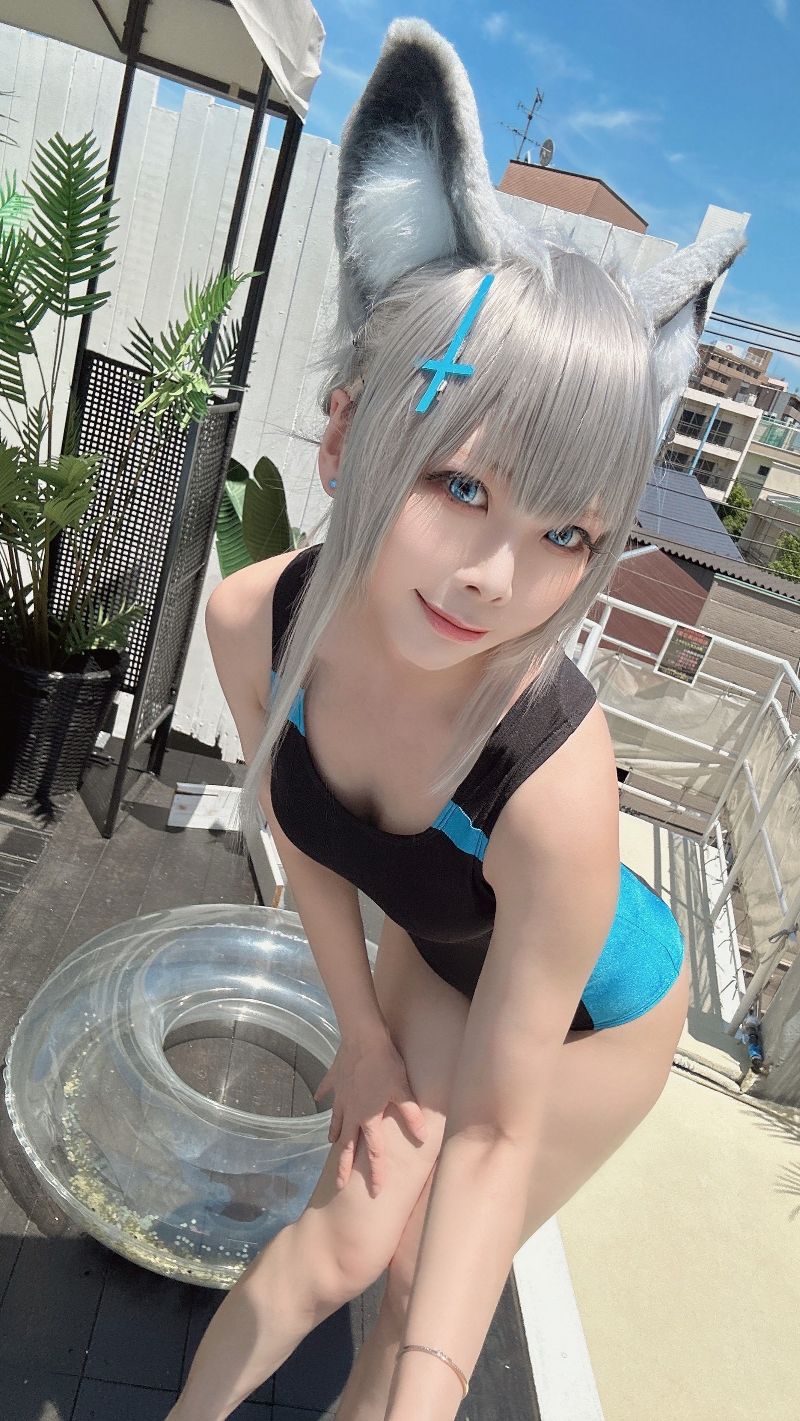 Maou Mo – Shiroko Cos 写真高清合集（23P-91.1M）蔚蓝档案人气角色插图3
