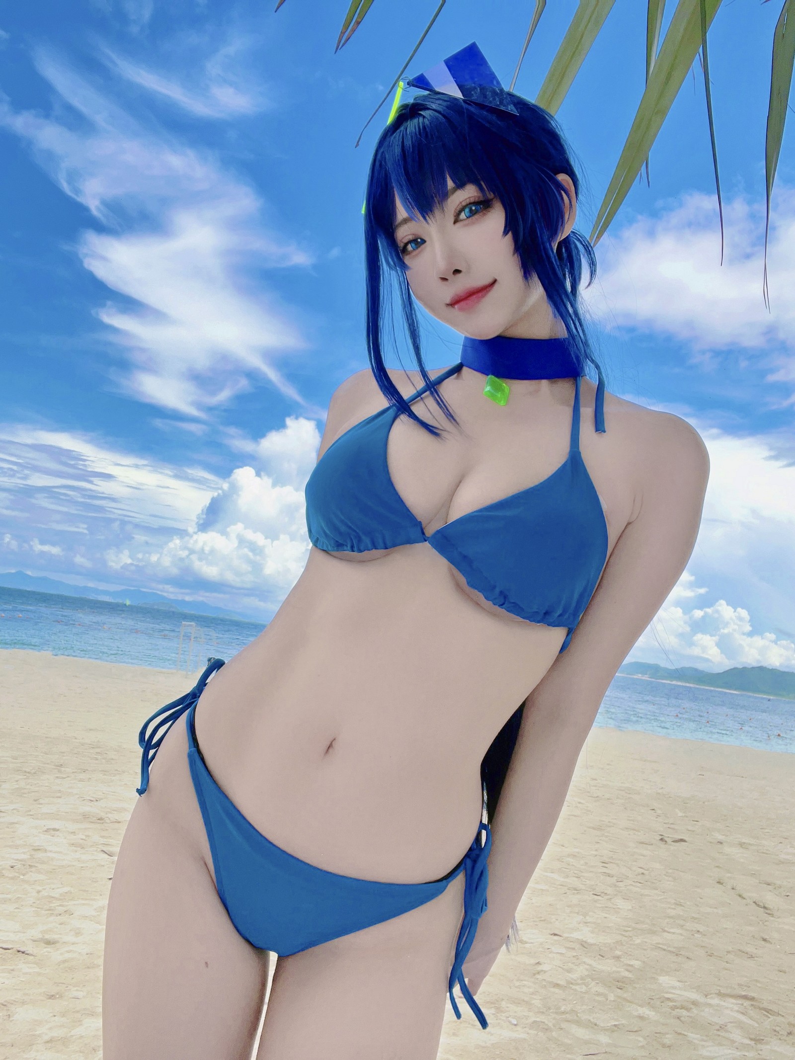 宮本桜 新泽西 泳装 Cosplay 写真｜碧蓝航线夏日主题（18P｜67MB）插图4