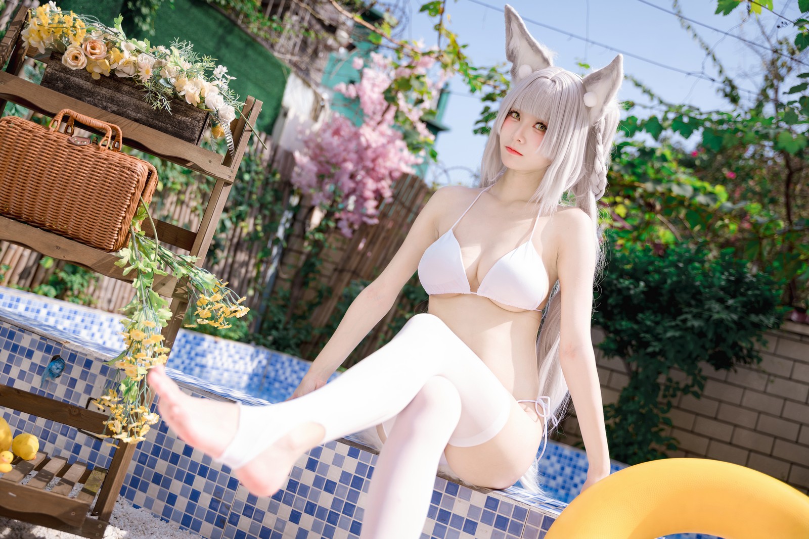 九柒喵 – 朝凪泳装 高质量泳装写真（29P-241.5M）夏日海边 Cos 系列插图8