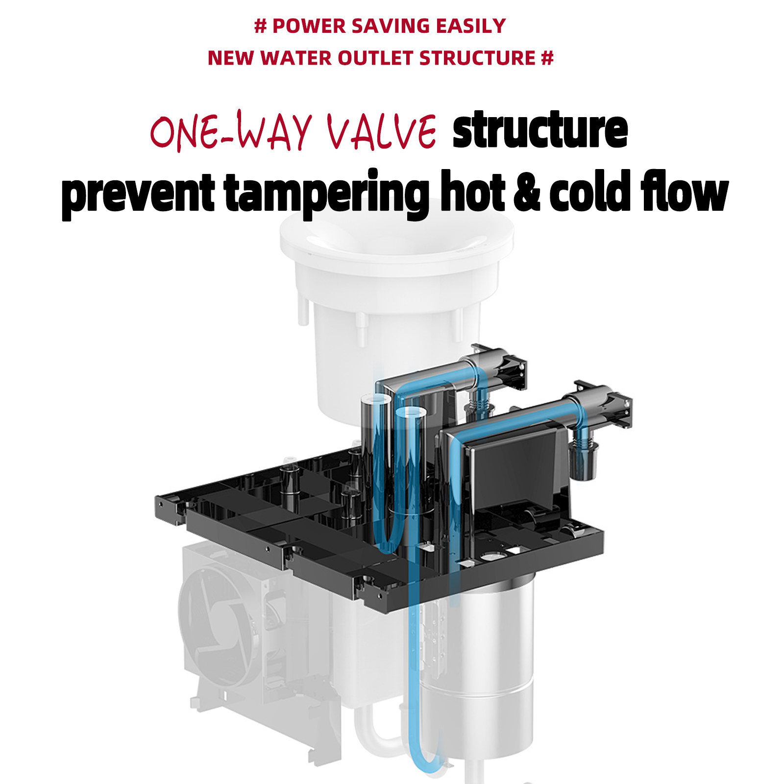Sonar SR-A7 3-Tap Top Loading Water Dispenser Hot And Warm - White (1YR WRTY)