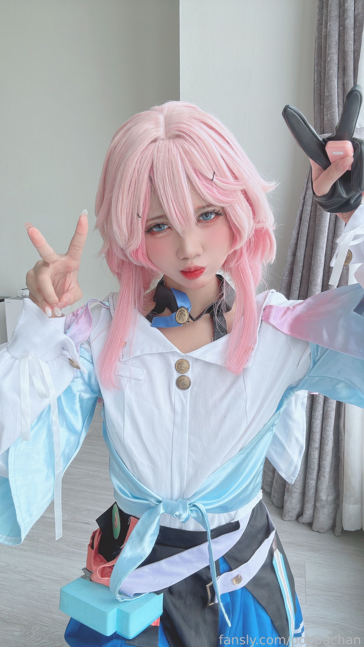 PoppaChan March 7th Cosplay (Honkai Star Rail) – 27 Photos 29MB插图3