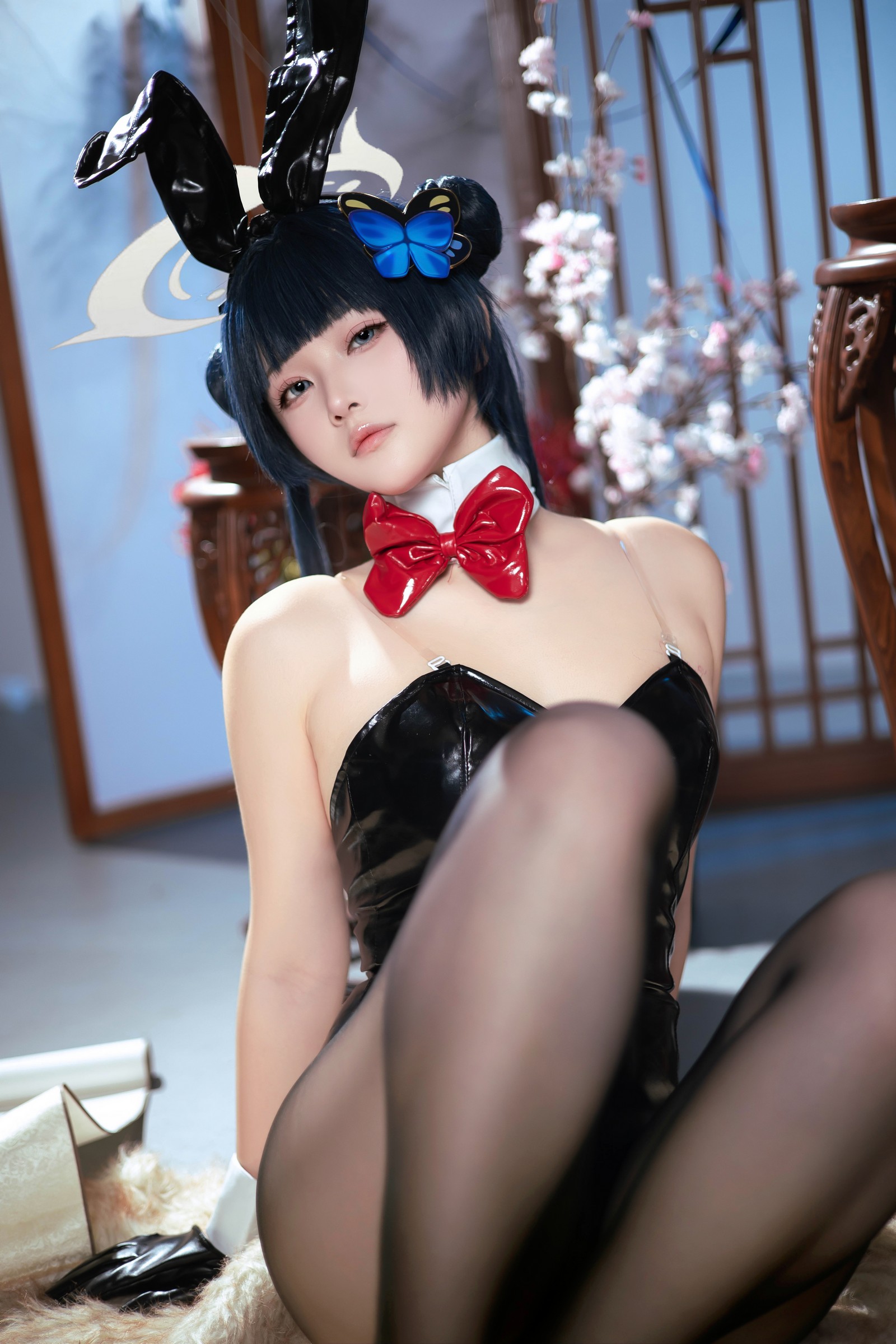 屿鱼 Yuyu 蔚蓝档案 龙华妃咲 兔女郎 Cosplay 写真集（40P｜268MB）插图5