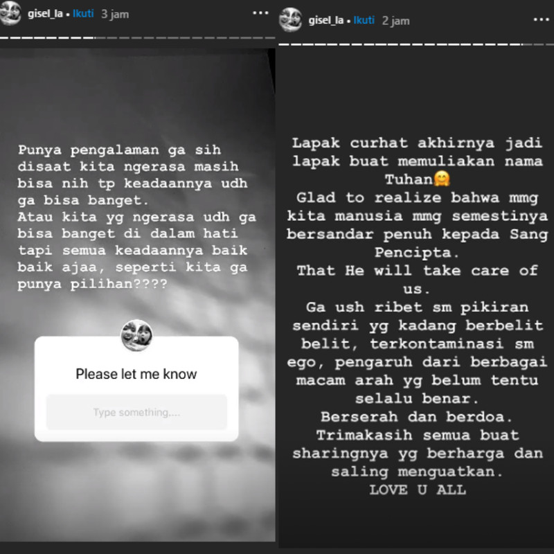 Postingan Gisel