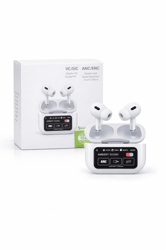  سماعة بلوتوث بشاشة ذكية وعزل ضوضاء