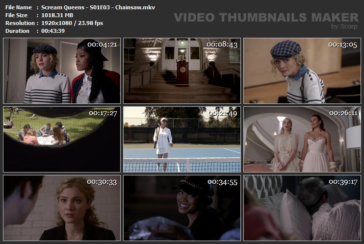 Scream Queens S01E03 Chainsaw mkv